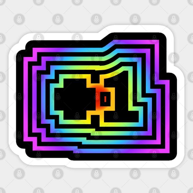 Plus 1 block rainbow Sticker by Jokertoons